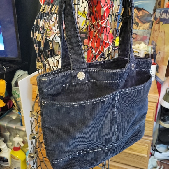 Corduroy Tote Bag - Picture 3 of 6